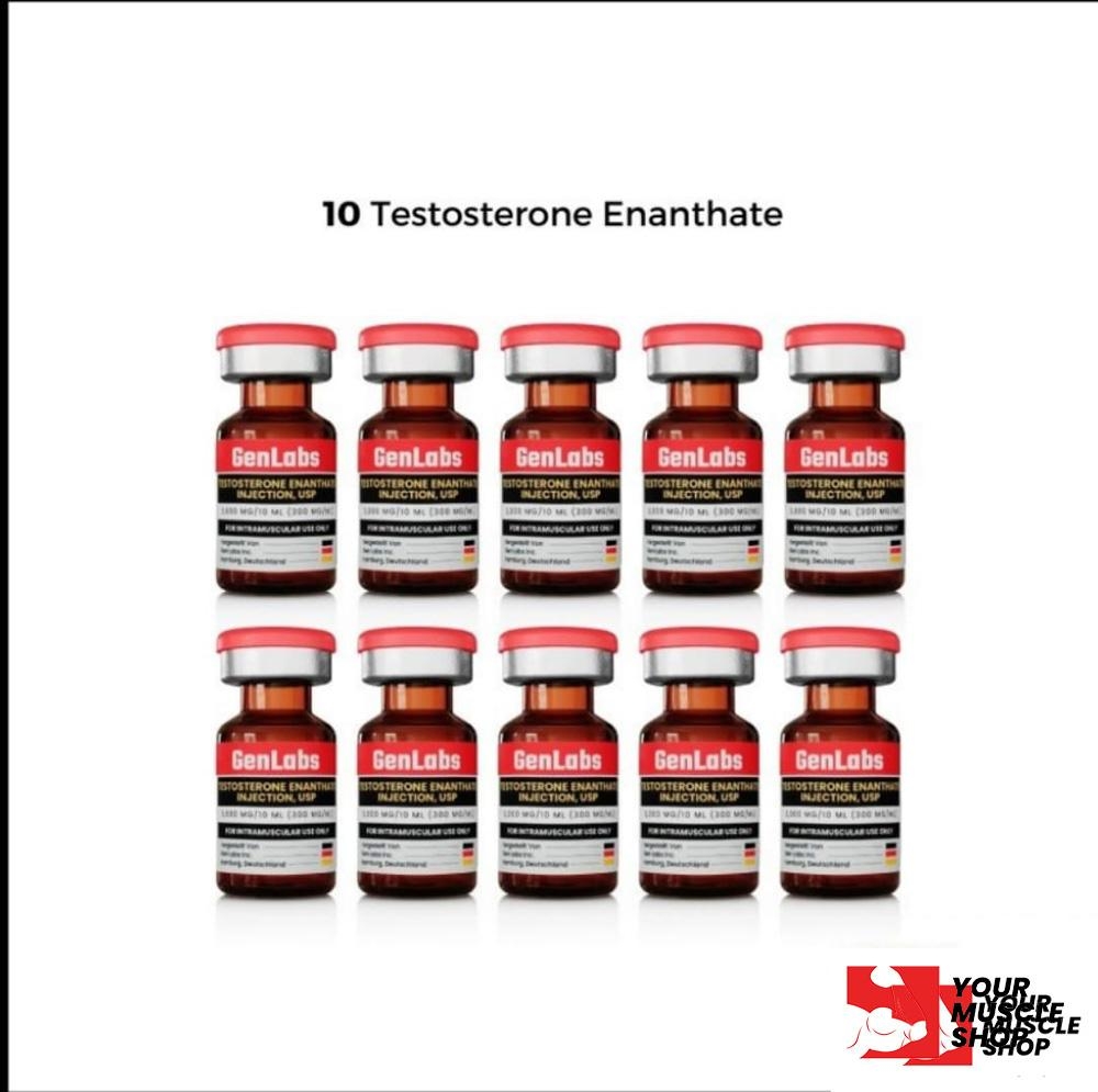 10 – Testosterone Enanthate 300 Mg/ml – Genlabs