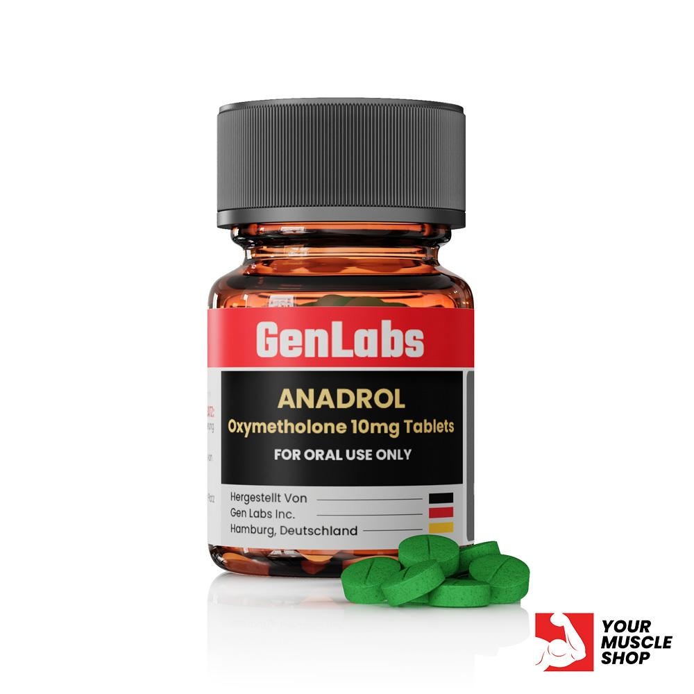 Anadrol 10 (oxymetholone) – 10 mg – 100 Tablets – Genlabs