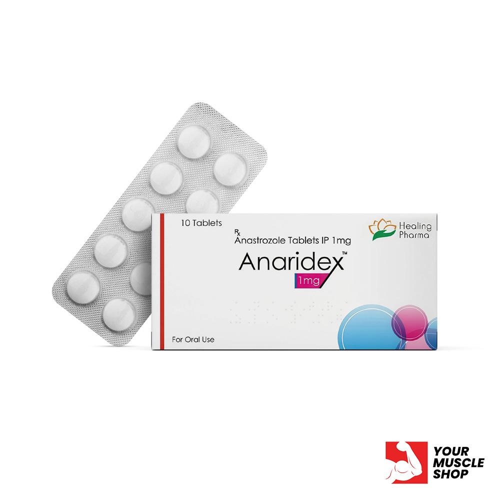 Anaridex (anastrozole) 1 mg – (10 Tablets Strip) – Healing Pharma