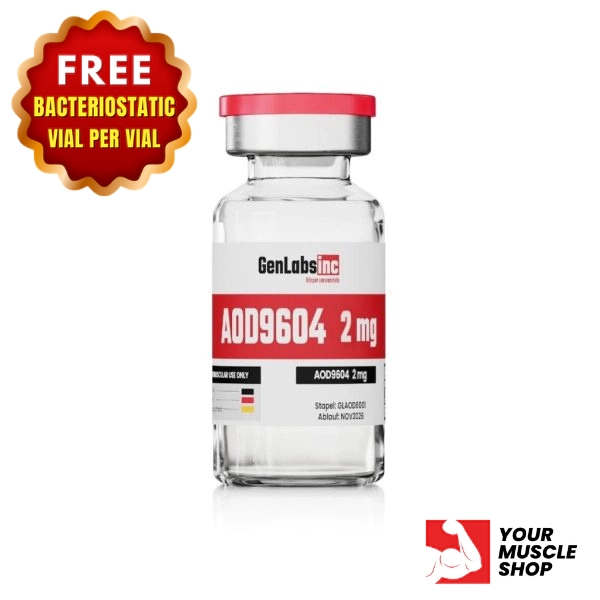 Aod 9604 – 2mg Vial – (with Bacteriostatic Water) – Genlabs