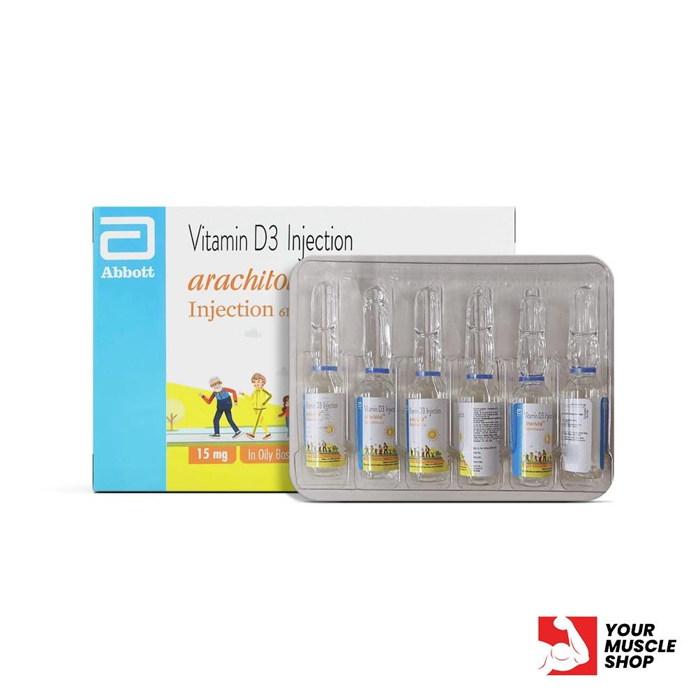 Arachitol 6l IU ( Vitamin – D3 ) 6 X 1ml Ampoules Box – Abbott