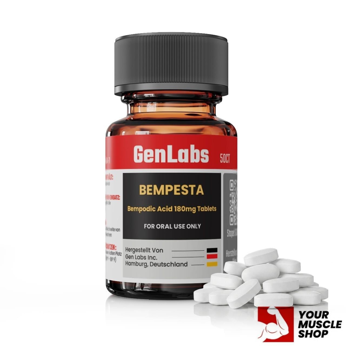 Bempesta (Bempodic Acid) – 180 Mg – (50 Tablets) – Genlabs