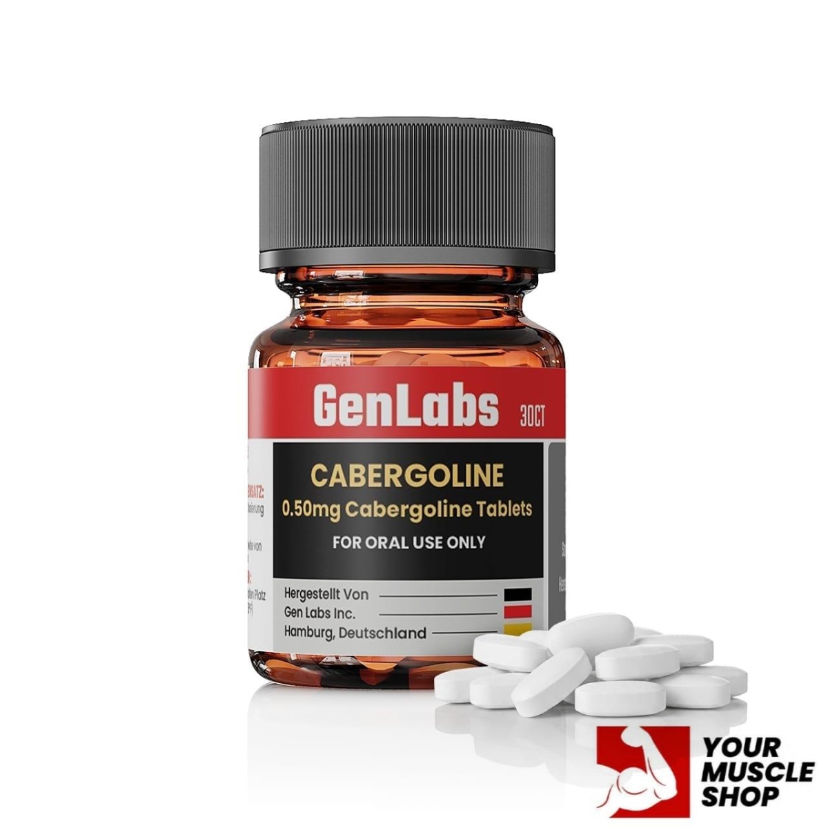 Cabergoline 0.50 mg – 30 Tablets – Genlabs