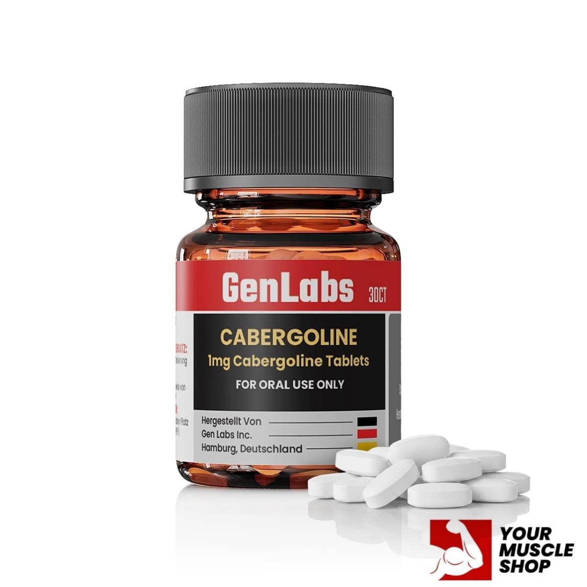 Cabergoline 1 mg – 30 Tablets – Genlabs