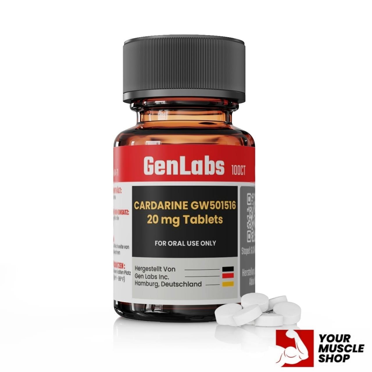 Cardarine GW501516 20 Mg / Per Tablet – 100 Tablets – Genlabs
