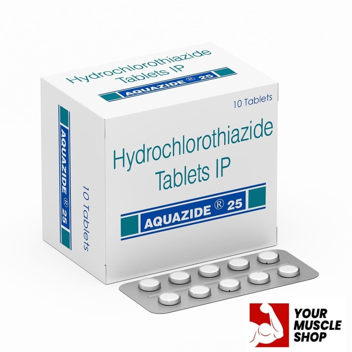 Diazide Hydrochlorothiazide 25 mg – (10 Tablets Strip) – Aquazide Pharma