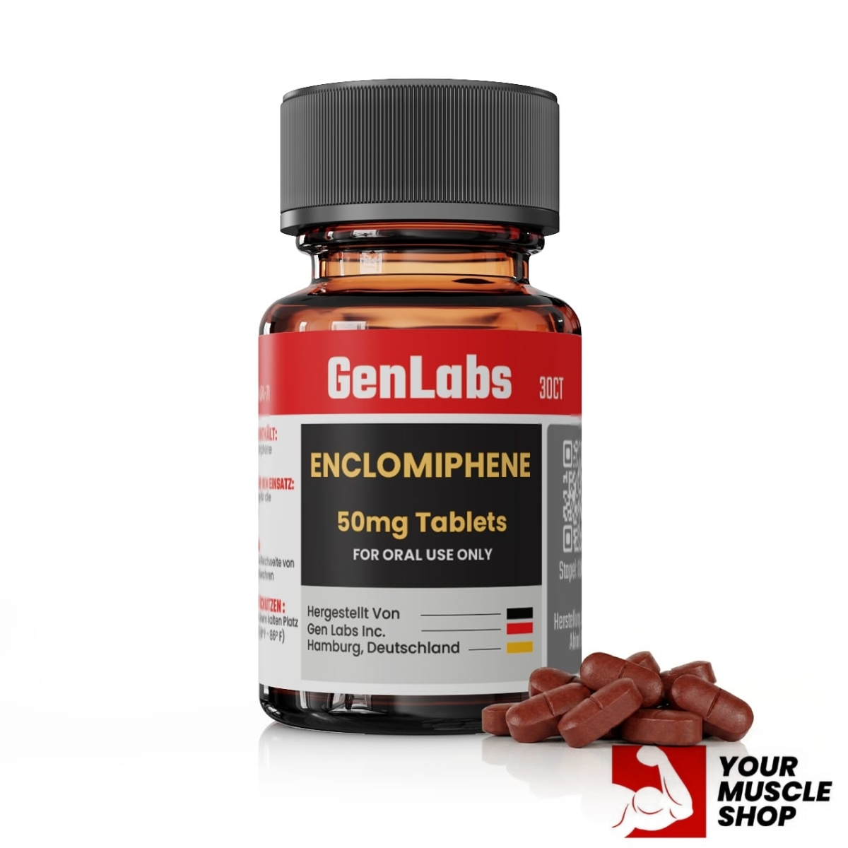 Enclomiphene 50 mg – (30 Tablets) – Genlabs