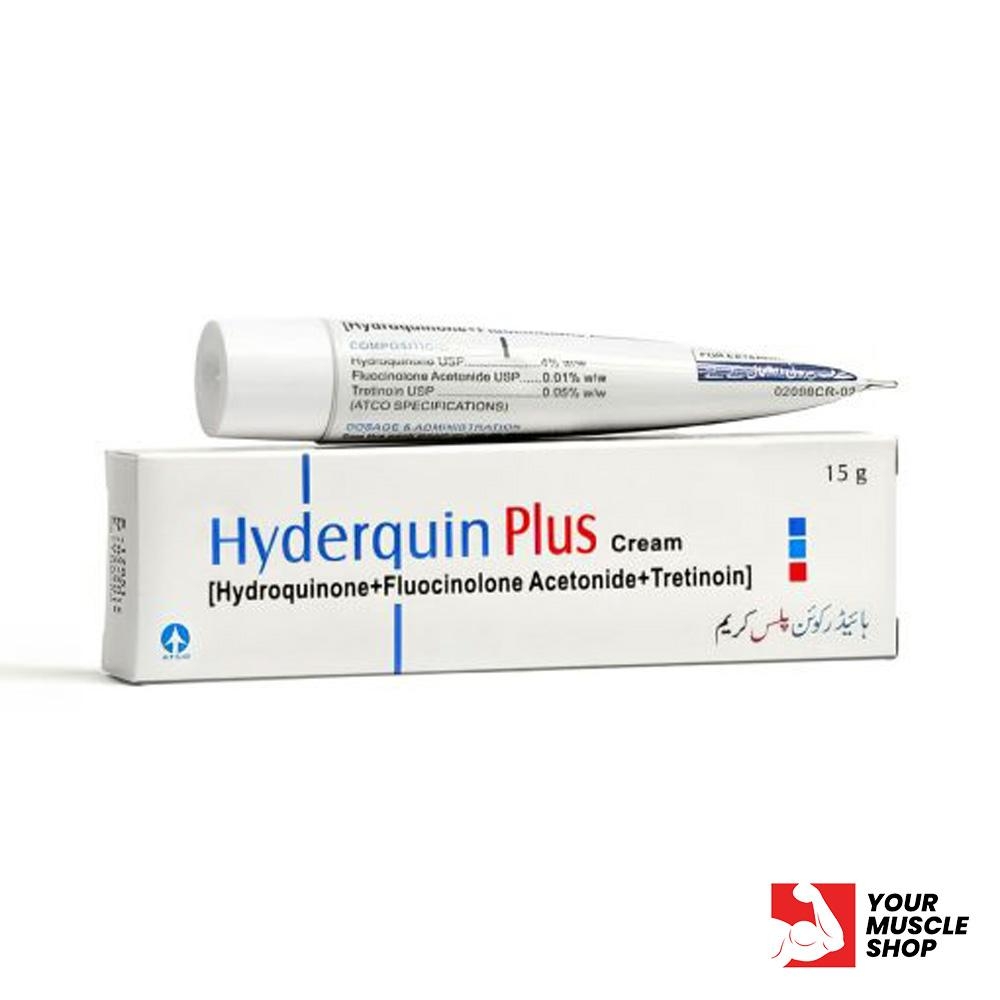 Hyderquin Plus Cream ( Hydroquinone USP + Fluocinolone Acetondie USP + Tretinoin USP ) 1 Tube / 15grams – Atco Labs