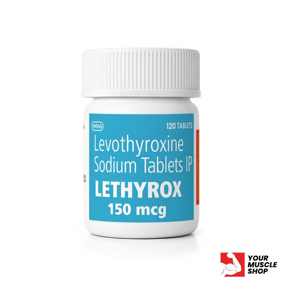 LETHYROX ( LEVOTHYROXINE SODIUM ) – 150MCG PER / TABLET – 120 TABLETS – INTAS