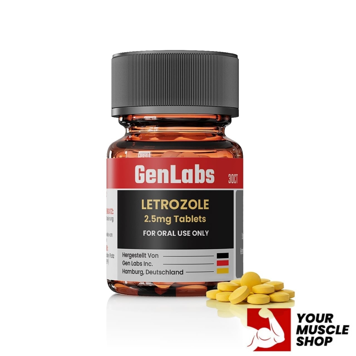 Letrozole (femara) – 2.5 mg – Genlabs (30 – Tablets)