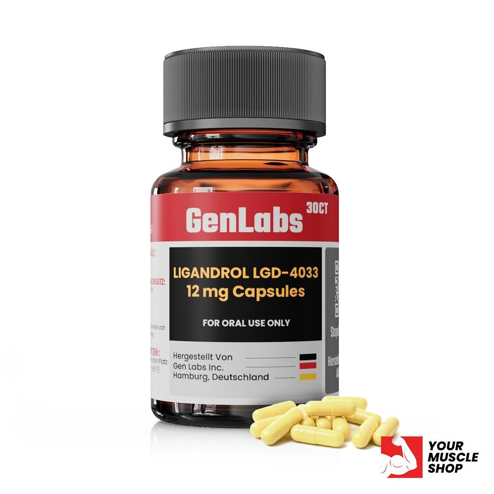 Ligandrol Lgd – 4033 12 mg / Per Capsule – 30 Capsules – Genlabs