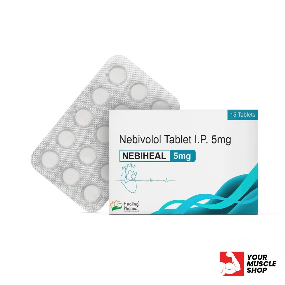 Nebiheal (nebivolol Hydrochloride) 5 mg (15 Tablets Strip) Healing Pharma