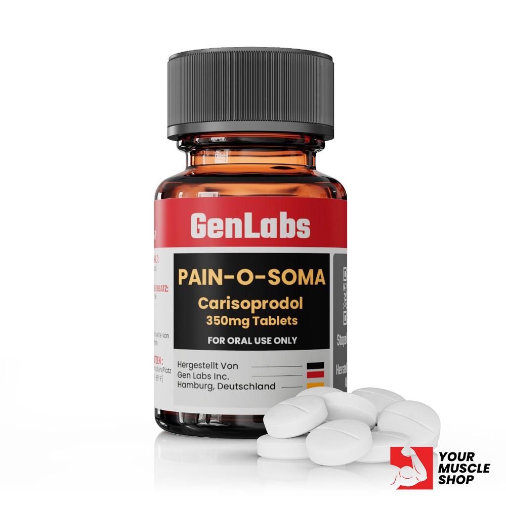 Pain – O – Soma (carisoprodol) 350 mg – 30 Tablets – Genlabs