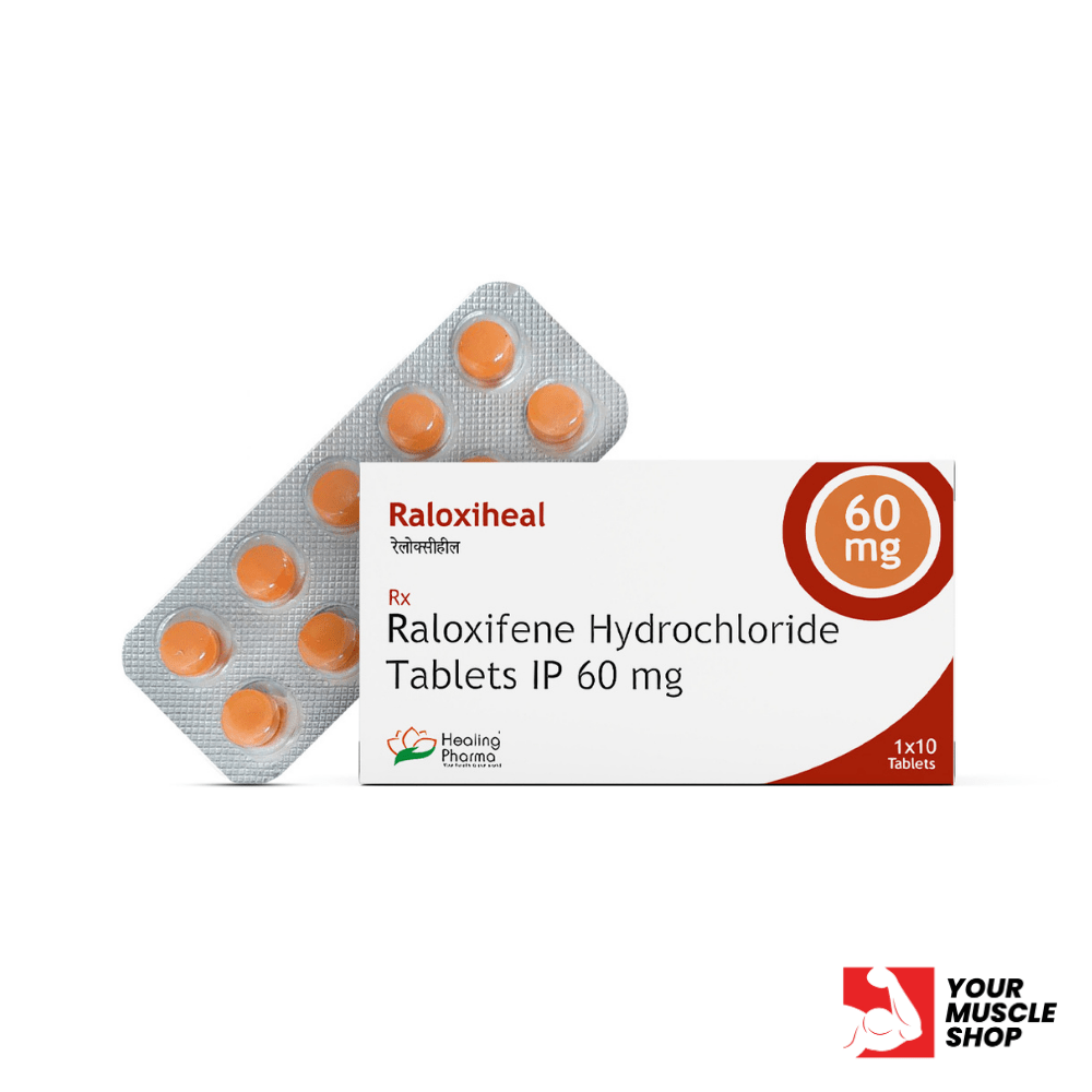 Raloxifene Hydrochrolride Tablets 60 mg – (10 Tablets Strip) – Healing Pharma