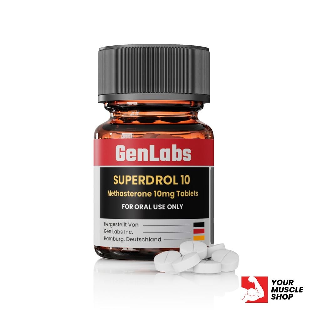 Superdrol – (methasterone) 10 mg – 100 Tablets – Genlabs
