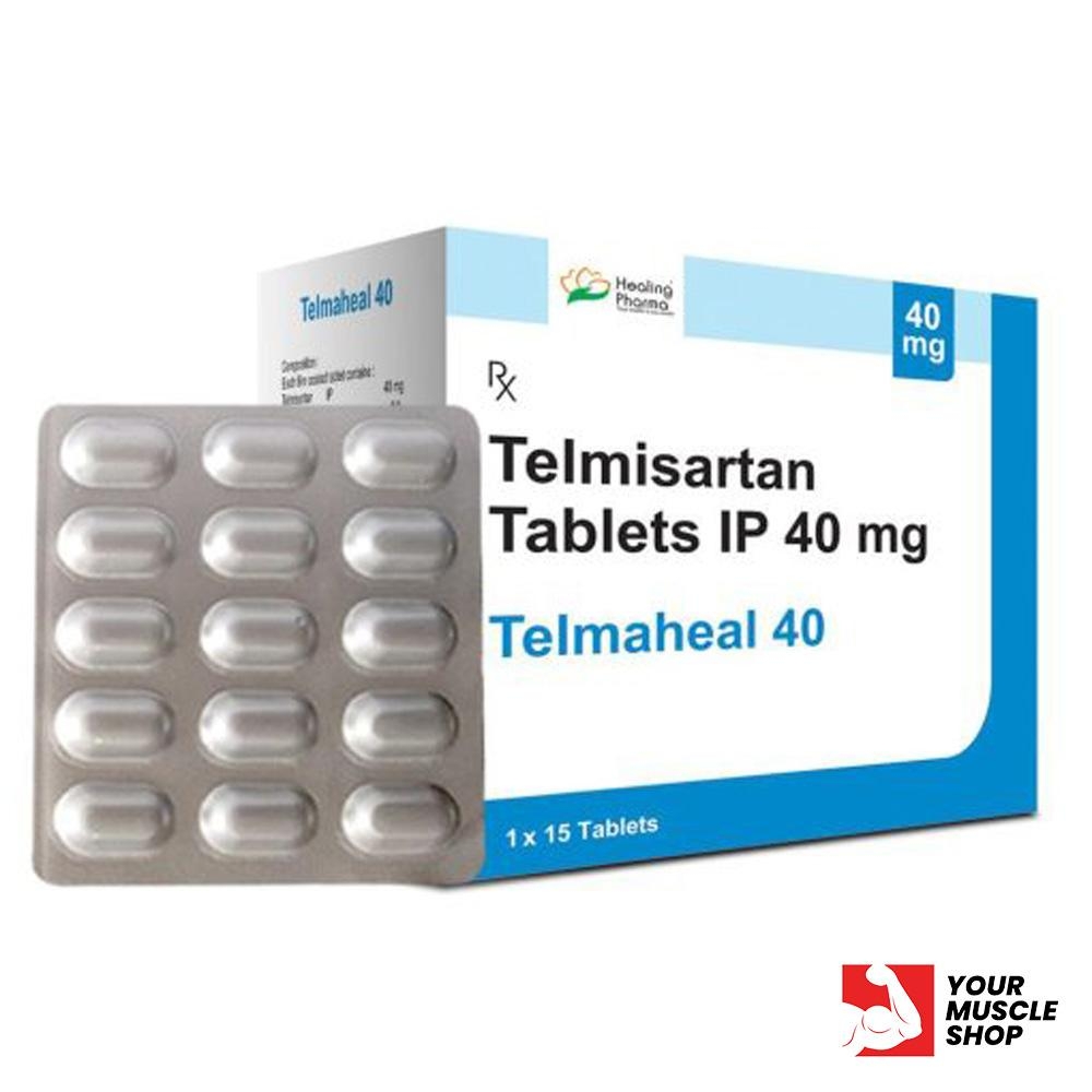 Telmisartan (telmaheal) 40 mg – (15 Tablets Strip) – Healing Pharma