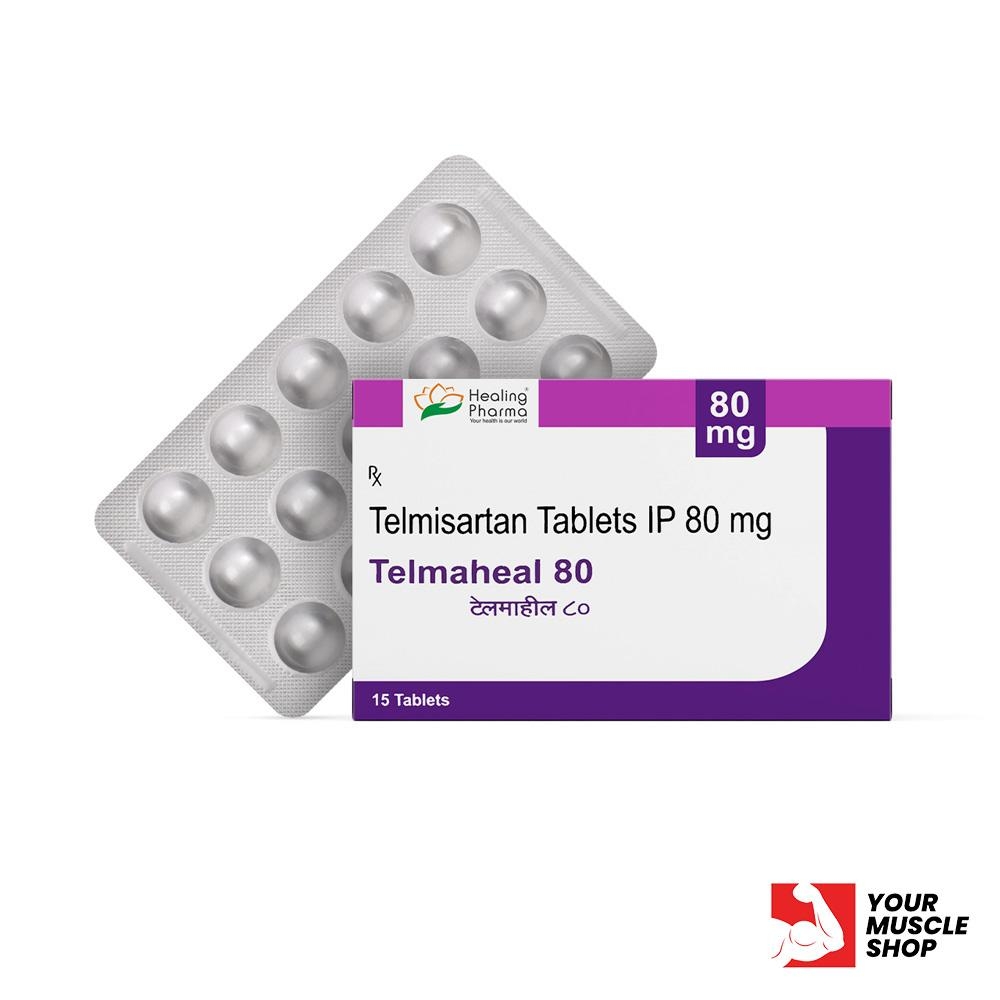 Telmisartan (telmaheal) 80 mg – (15 Tablets Strip) – Healing Pharma