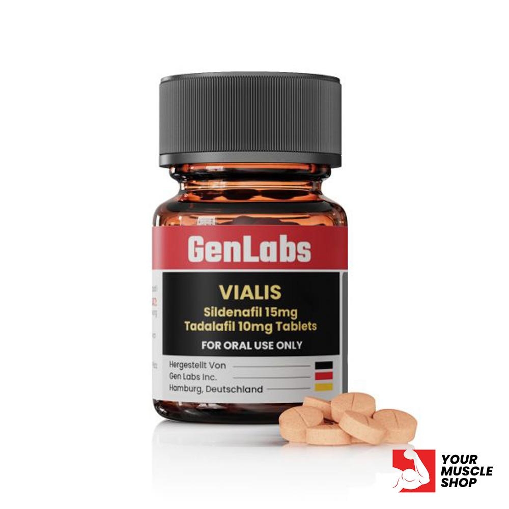 Vialis – Sildenafil 15mg / Tadalafil 10mg – 60 Tablets – Genlabs
