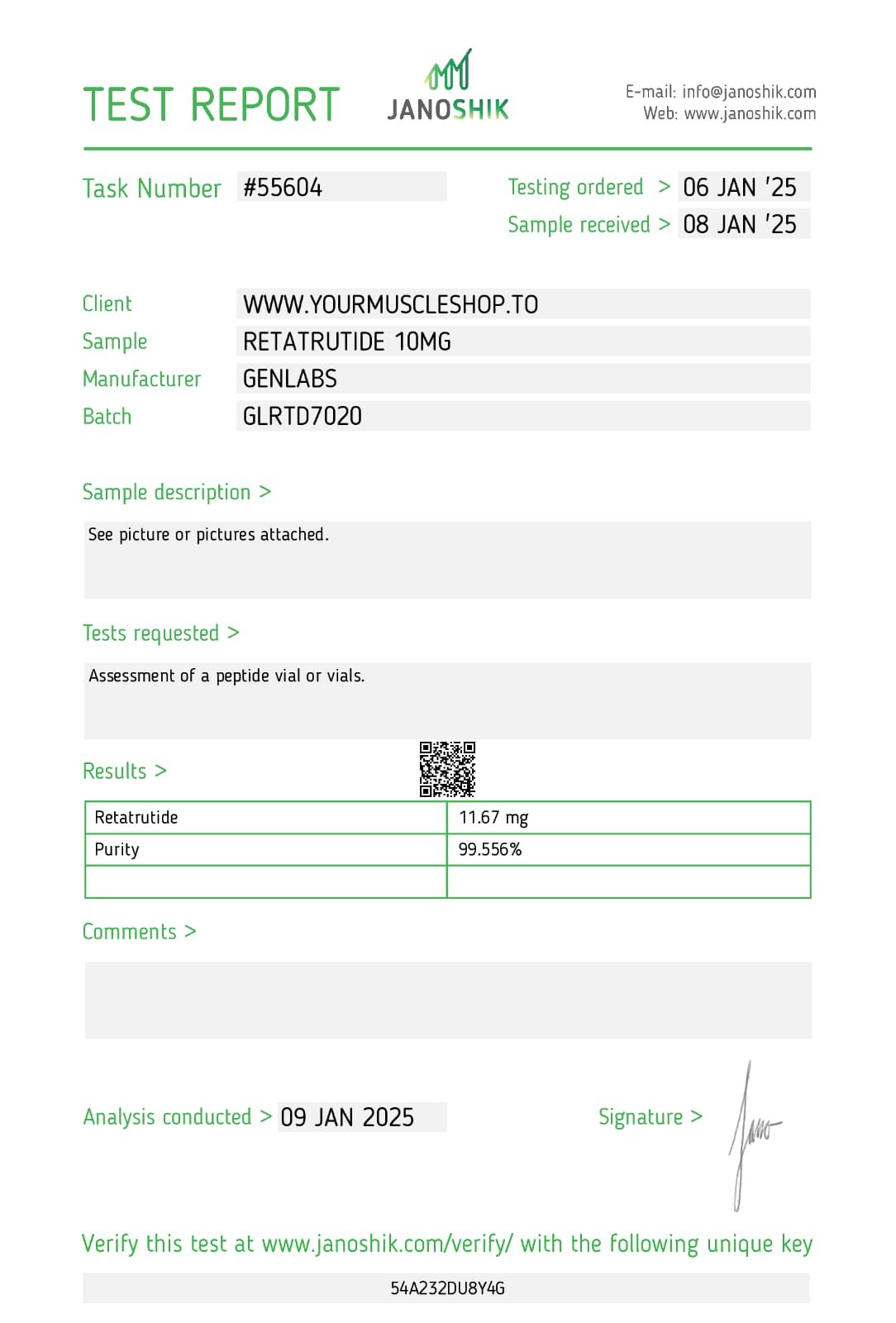 RETATRUTIDE 10MG VIAL – GENLABS - Image 2