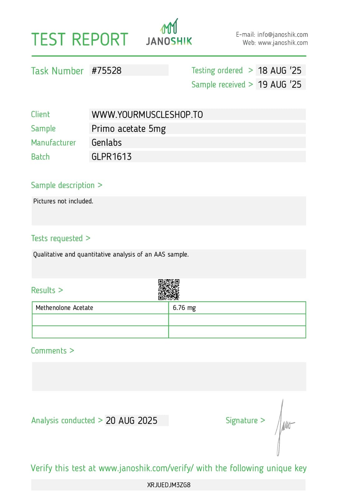 PRIMOBOLAN (METHENOLONE ACETATE) 5MG / PER TAB – 100 TABLETS – GENLABS - Image 2