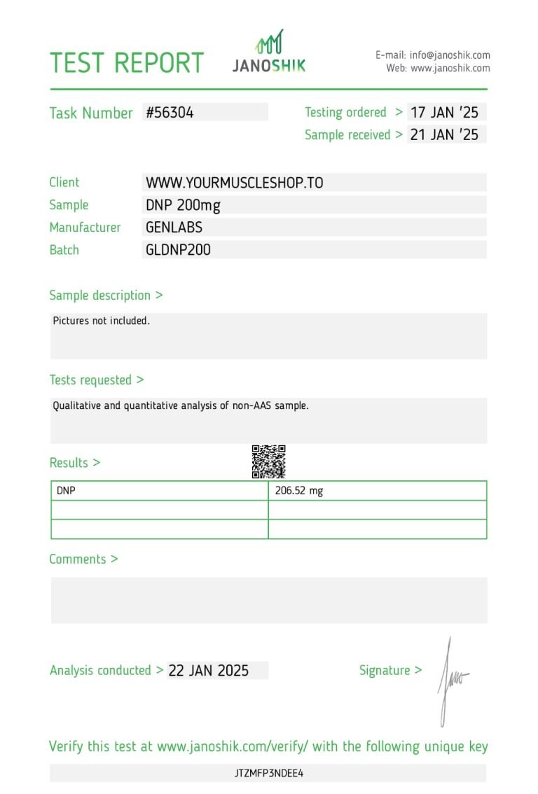 DNP 200 MG / PER CAPSULE – 25 CAPSULES- GENLABS - Image 3