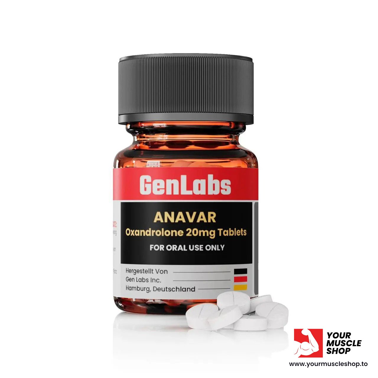 ANAVAR (OXANDROLONE) 20MG / PER TAB – 100 TABLETS – GENLABS