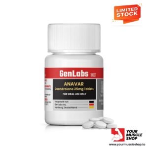 ANAVAR (OXANDROLONE) 25MG / PER TAB – 100 TABLETS – GENLABS [30QTY LEFT – SELLING FAST]
