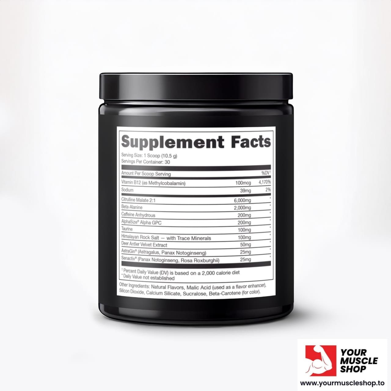 BUCKED UP PRE-WORKOUT ( MIAMI ) – 318 GM - Image 2