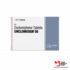 ENCLOMIPHENE 50MG TABLETS – [1 x 5 TABLETS FOIL PACK] – HAB PHARMA