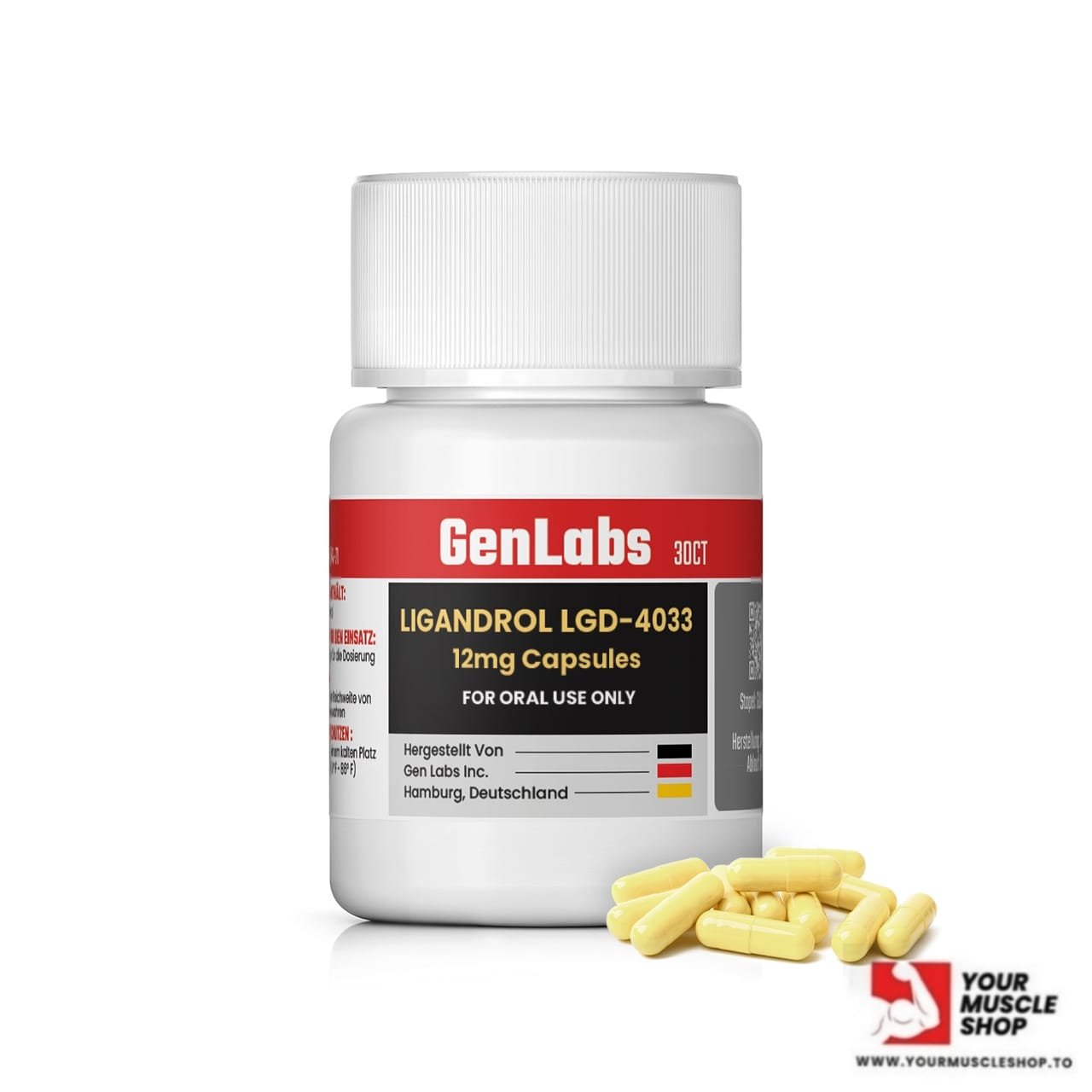 LIGANDROL LGD-4033 12 MG / PER CAPSULE – 30 CAPSULES- GENLABS - Image 2