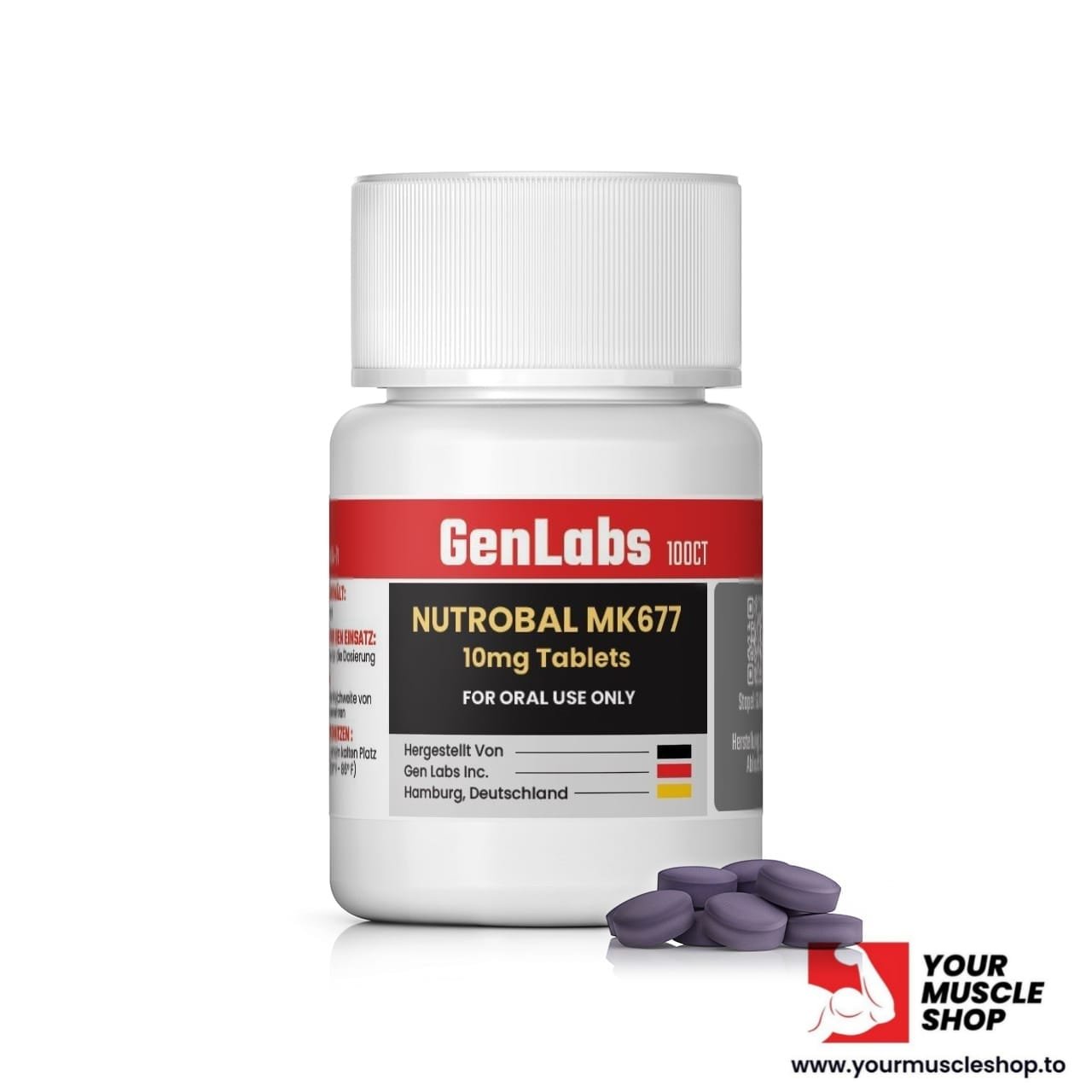 NUTROBAL – MK677 10 MG / PER TAB – 100 TABLETS- GENLABS