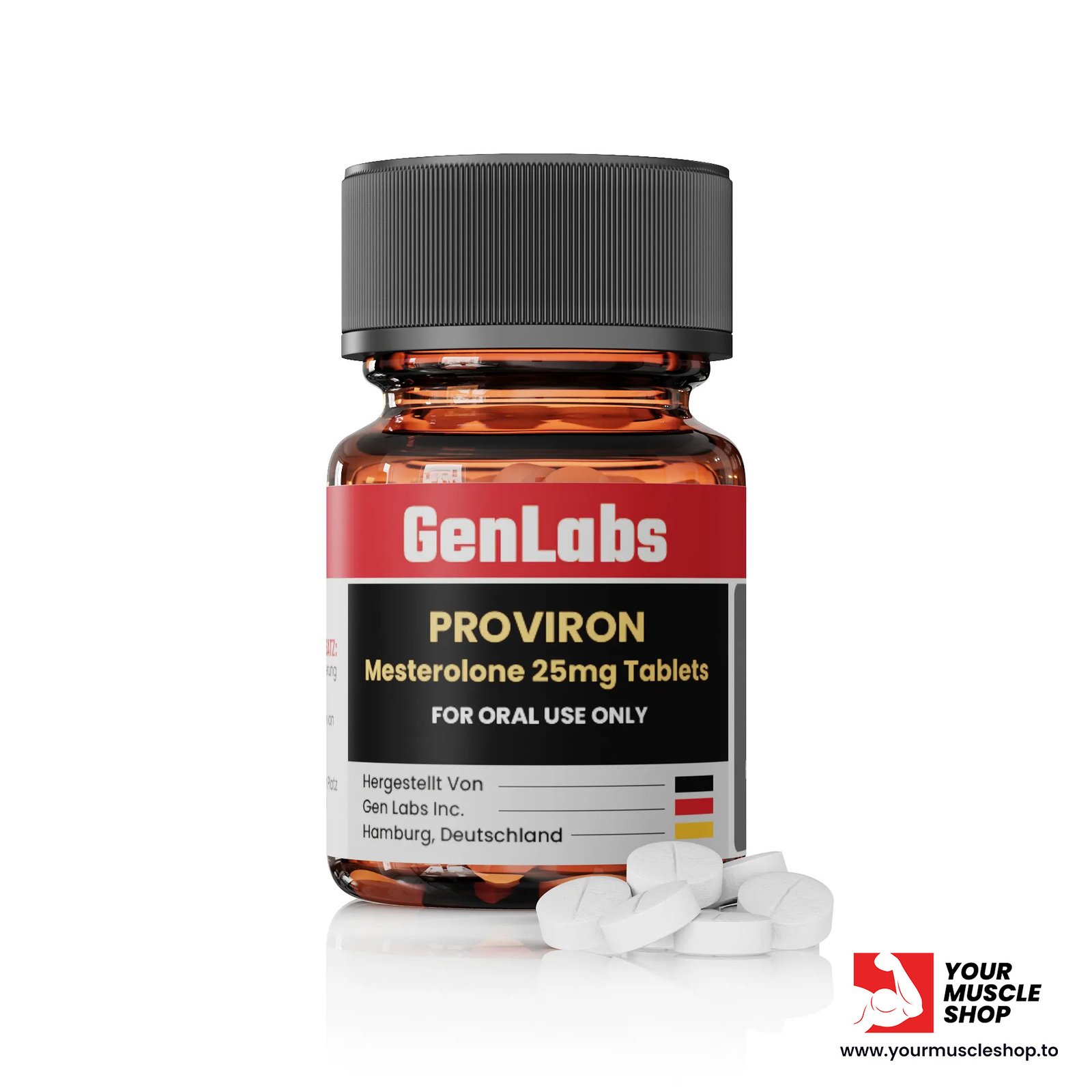 PROVIRON (MESTEROLONE) 25MG / PER TAB – 100 TABLETS – GENLABS