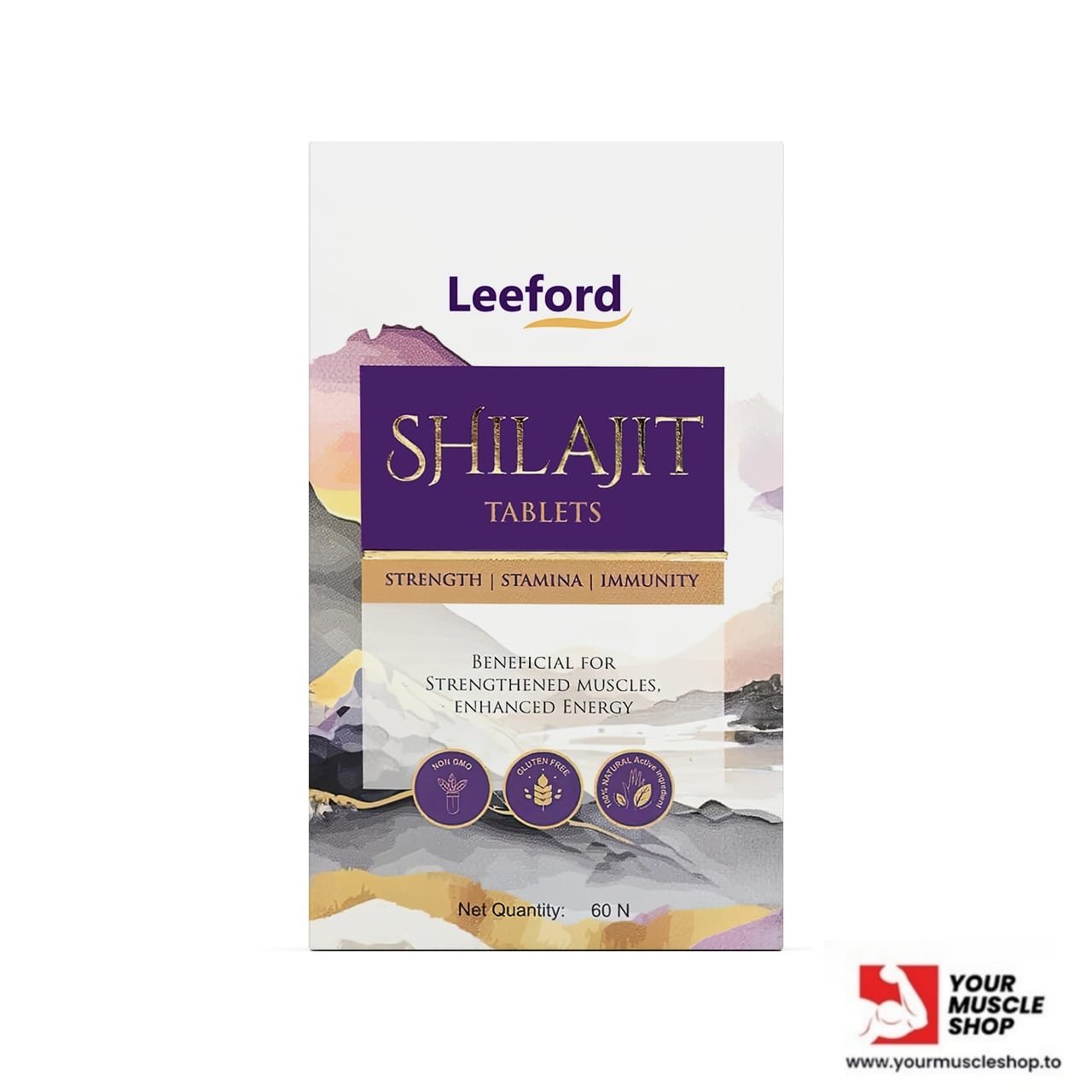 SHILAJIT ( 100% NATURAL SHILAJIT ) – 60 TABLETS – LEEFORD - Image 2