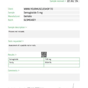SEMAGLUTIDE (OZEMPIC) – 5MG/ VIAL – GENLABS