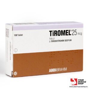 T3 TIROMEL ( LIOTHYRONINE SODIUM ) 25MCG PER TABLET [ 100 TABLETS BOX ] – ABDI IBRAHIM PHARMA