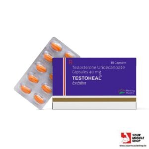 TESTOSTERONE UNDECANOATE CAPSULES ( TESTOHEAL ) – 40MG / PER CAPSULE [10 CAPSULES]- HEALING PHARMA