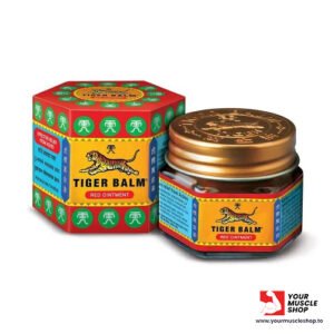 TIGER BALM ( RED AYURVEDIC OINMENT ) [ BENEFITS: PAIN RELIEF, ANTI-INFLAMMATORY, INCREASE BLOOD CIRCULATION, TENSION HEADACHE RELIEF, NATURAL HERBAL INGREDIENTS, QUICK ABSORPTION] – 21ML BOTTLE – GARDENA COSMOTRADE
