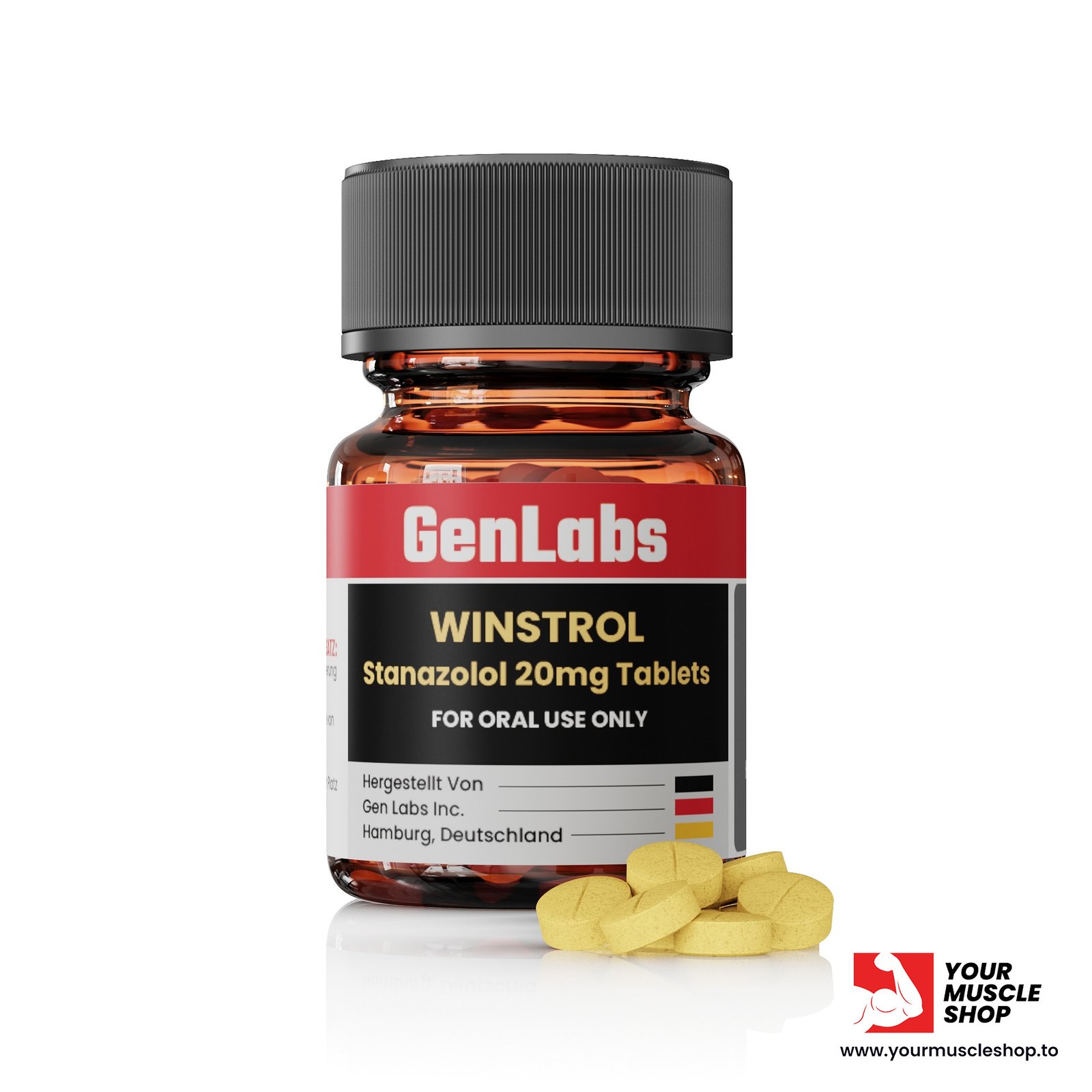 WINSTROL (STANOZOLOL) – 20MG / PER TAB – 100 TABLETS – GENLABS