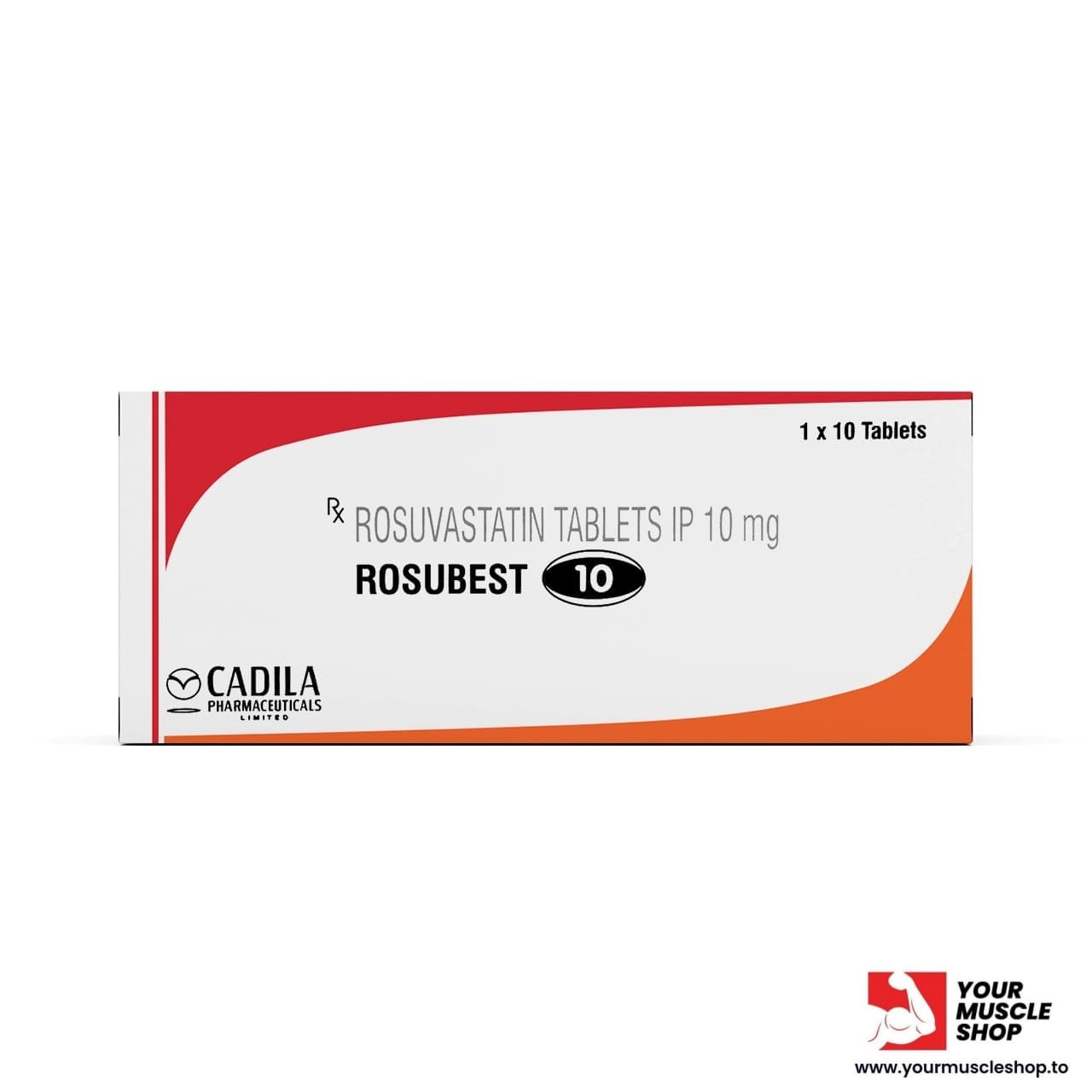 ROSUBEST ( ROSUVASTATIN ) – 10MG PER / TABLET – 10 TABLETS – CADILA - Image 2