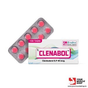CLENABOL 40 MCG TABLET (CLENBUTEROL) 100 TABS – EVOLVE BIOLABS