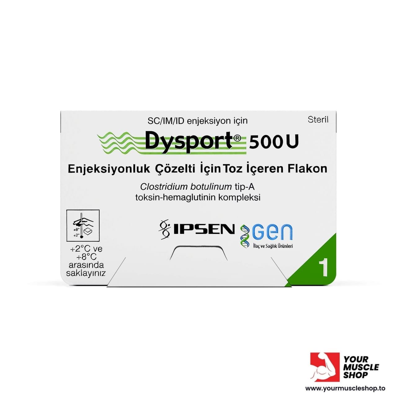 DYSPORT 500 IU CLOSTRIDIUM BOTULINUM TYPE-A – IPSEN - Image 2