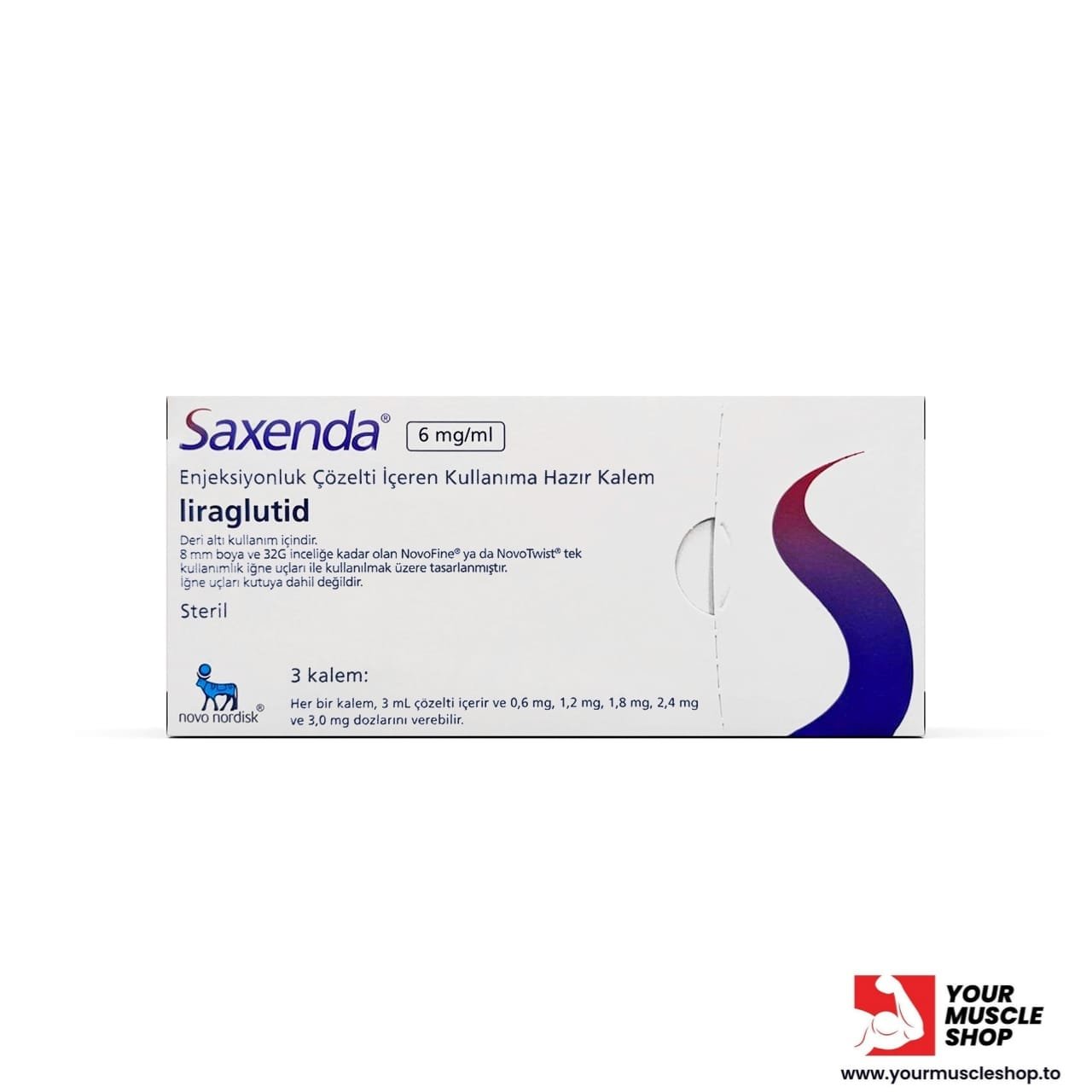 SAXENDA 6 MG/ML 1 PEN LIRAGLUTIDE – NOVO NORDISK - Image 2