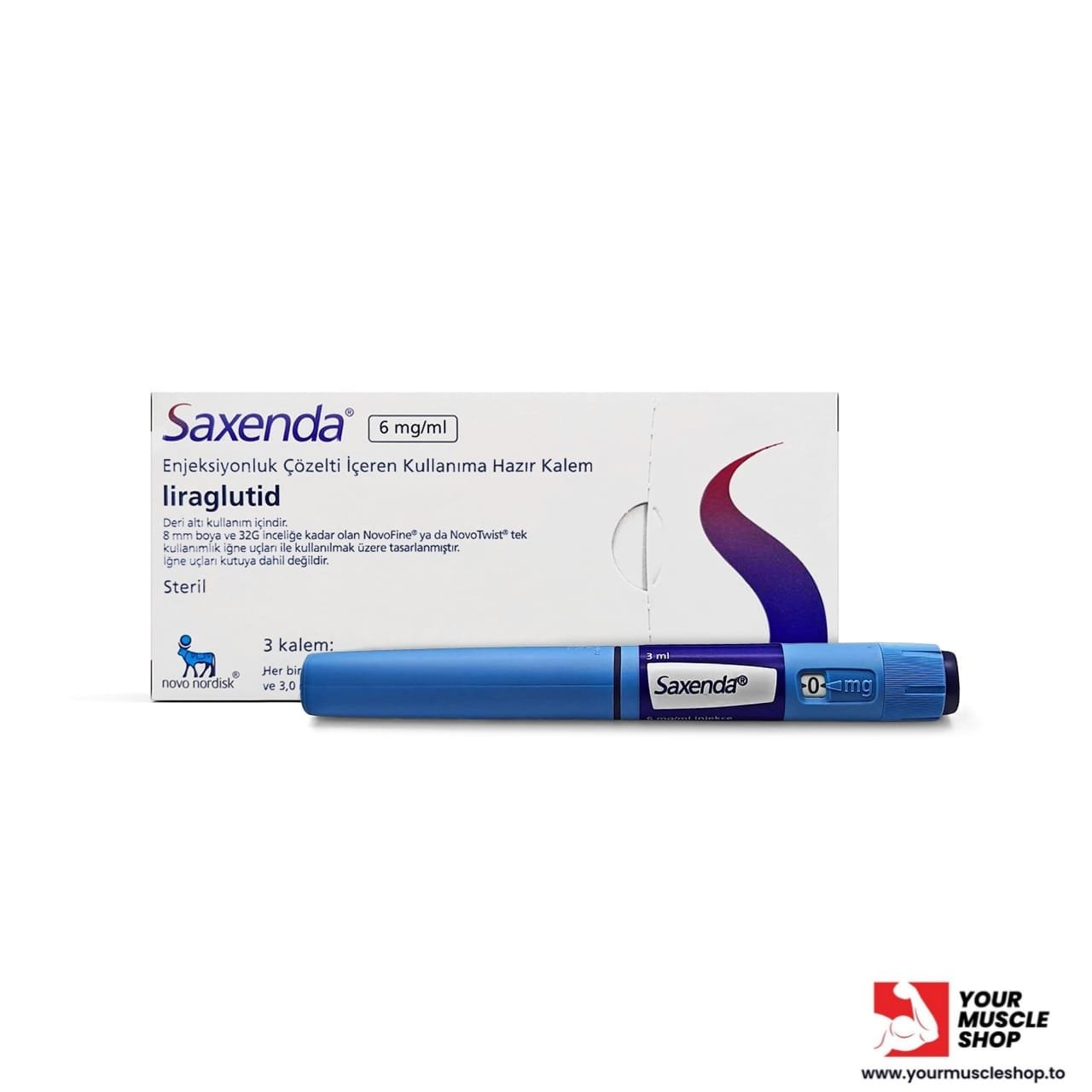 SAXENDA 6 MG/ML 1 PEN LIRAGLUTIDE – NOVO NORDISK