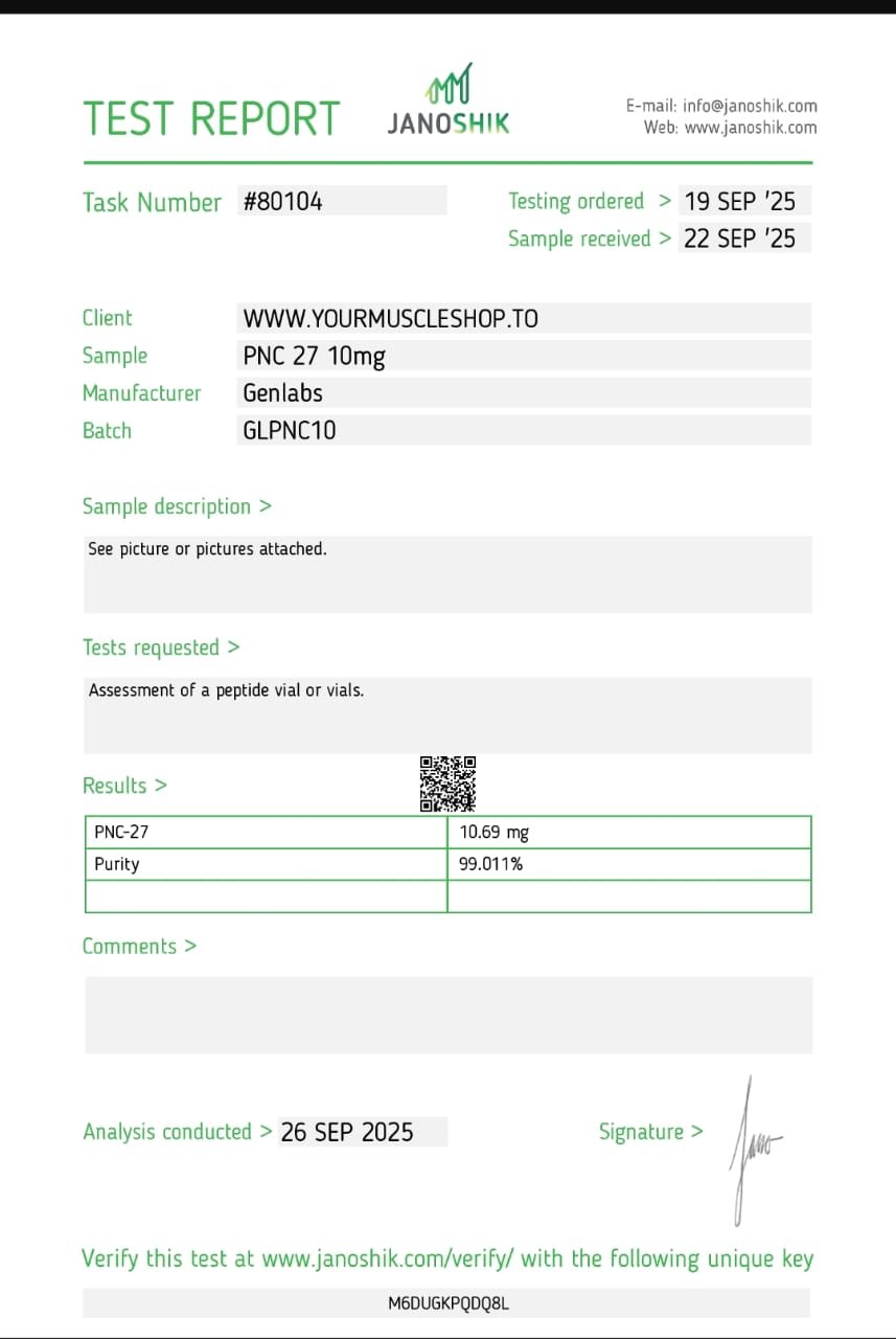 PNC 27 10MG VIAL – GENLABS - Image 2