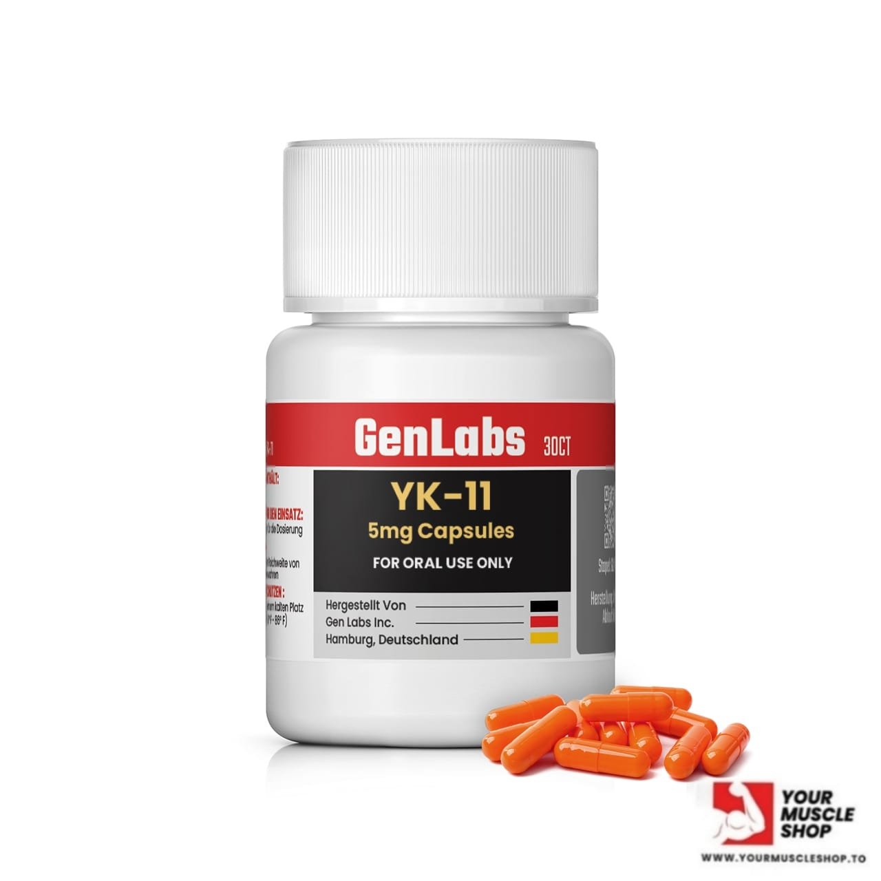 YK-11 5 MG / PER CAPSULE – 30 CAPSULES- GENLABS - Image 2